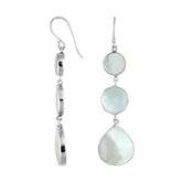 AE-6248-MOP Sterling Silver Earring With Mother Of Pearl Jewelry Bali Designs Inc